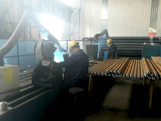 鹤岗加油站网架安装